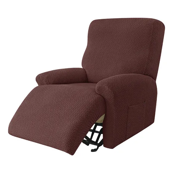4-trozo Funda Para Elástica Sillón Jacquard Reclinable