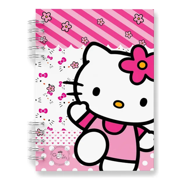 Agenda Hello Kitty Planner Diario - Perpetua - Personalizada