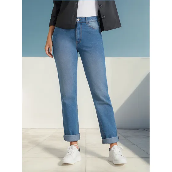 Jean Vivian Azul Para Mujer Croydon