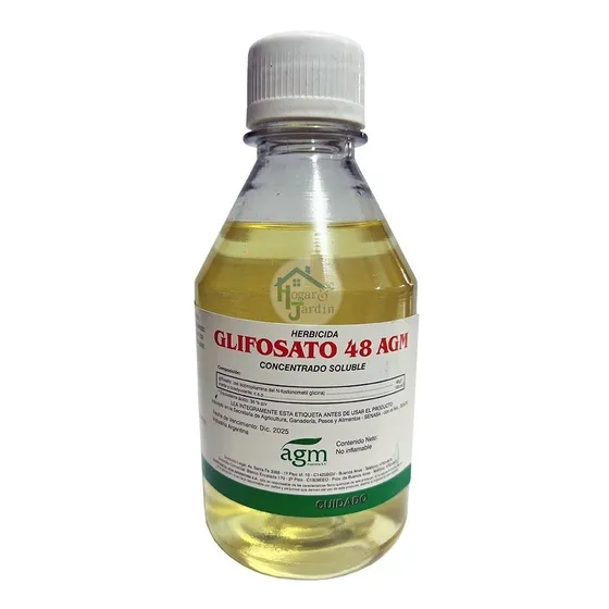 Herbicida Total Glifosato 48 Agm 500cc  ~agromel 
