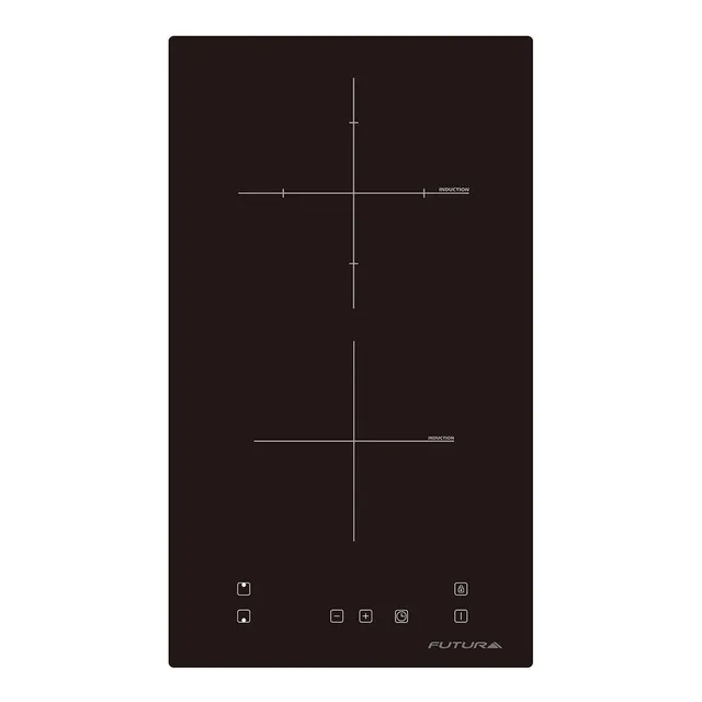 Anafe eléctrico - Futura FUT-PI2Z 220V color negro - 2 hornallas