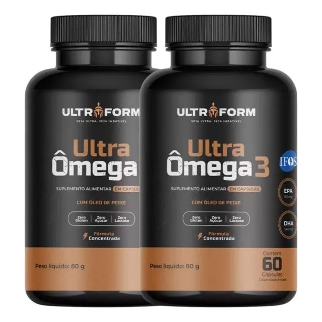 Suplemento Em Cápsulas Ultra Ômega 3 120 Caps Selo Ifos 2x1
