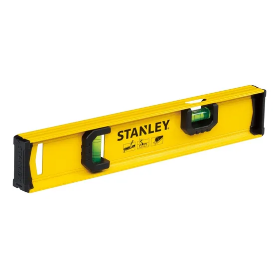 Nivel Aluminio De 12puLG 304mm 2 Gotas Stanley Stht42072-la 