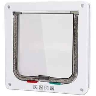 Puerta Para Gatos Con Trampilla Con Acceso Controlado Puerta Para Gatos Con Trampilla Con Acceso Controlado