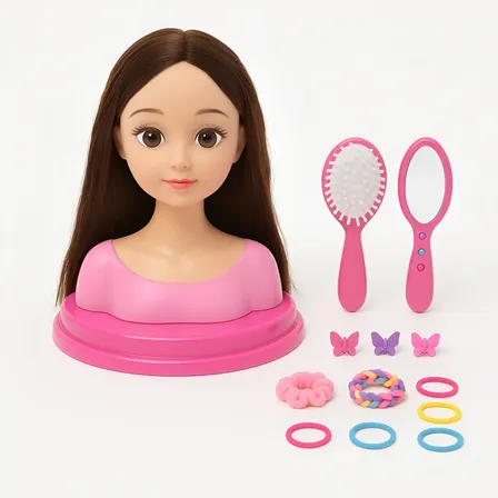 Cabeza De Muñeca Para Peinar Niñas Juguete