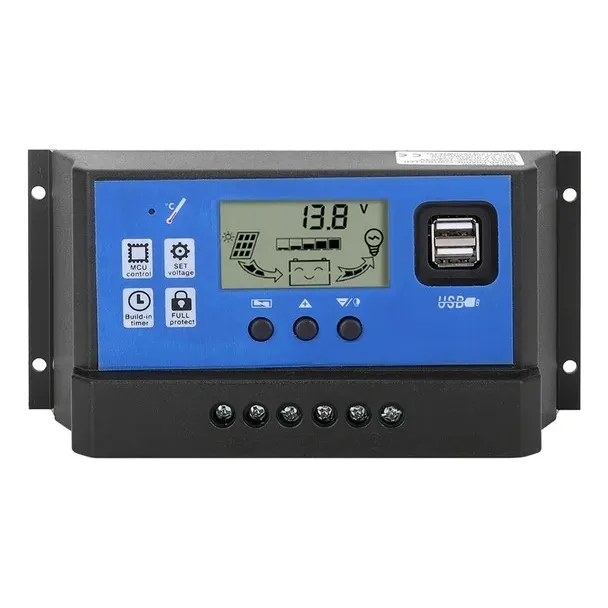 Controlador De Carga Solar Inteligente 60a 12v/24v