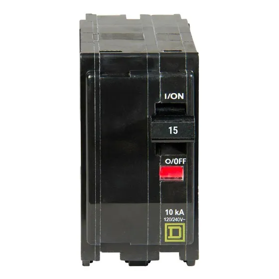 Interruptor Termomagnético 2 Polos 15 A Square D Qo215