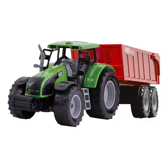 Tractor Con Acoplado Escala 1:32 Ditoys Friccion Truck