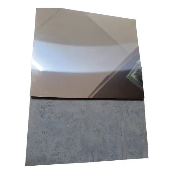 Placa Aluminio Compuesto Acm Espejado 1.22m X 2.44m