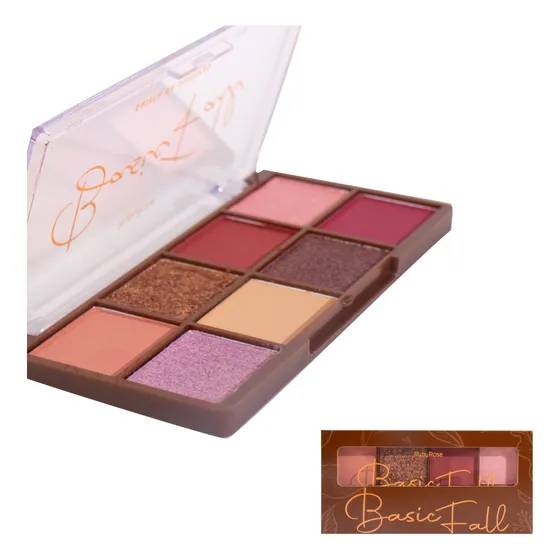 Paleta De Sombras Ruby Rose  Cores Intensas Alta Pigmentação