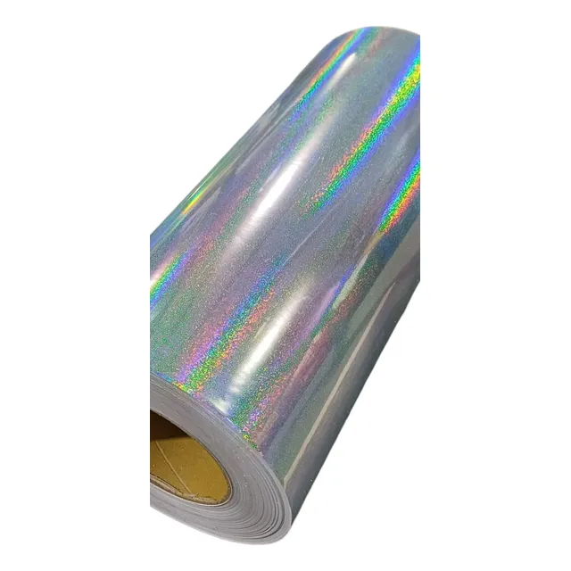 Vinilo Autoadhesivo De Corte Metalizado Holografico 30cmx1m