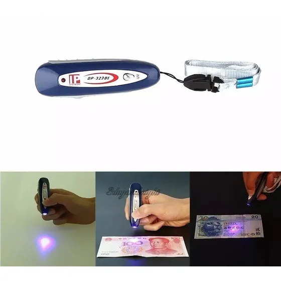 Detector De Billetes Falsos Sensor Magnetico Luz Uv 