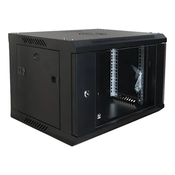 Rack Mural 9 Unidades  19 Pulgadas Interior 500mm Vidrio