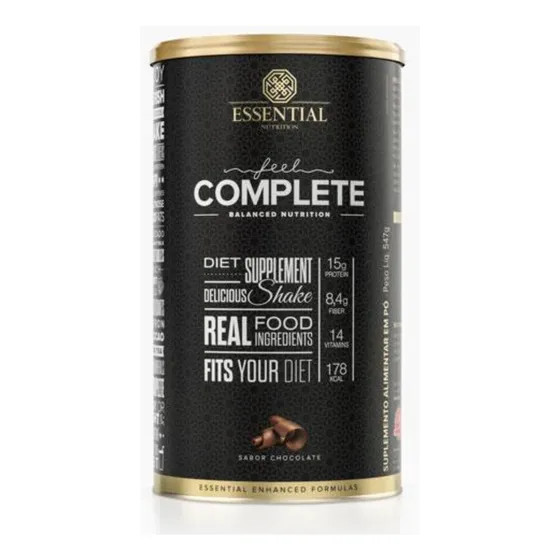 Feel Complete Shake 547g Essential Nutrition Sabor Chocolate