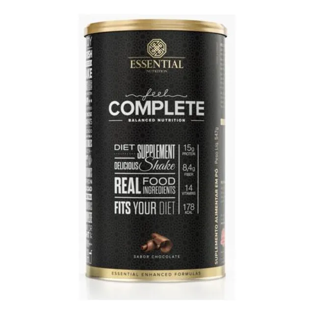 Feel Complete Shake 547g Essential Nutrition Sabor Chocolate