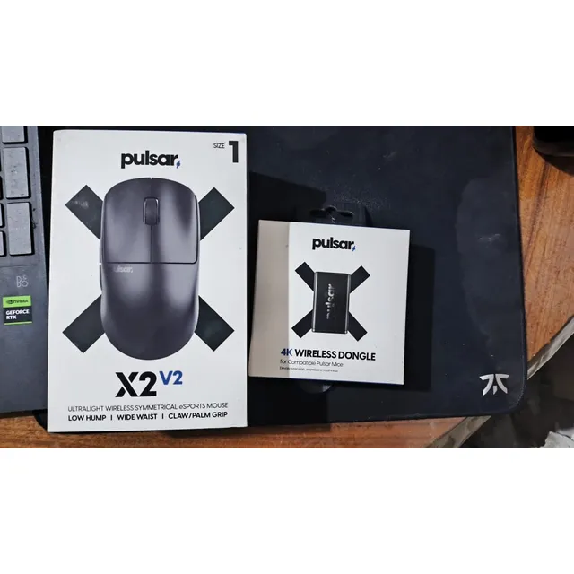 Kit De Ratón (mouse) Pulsar X2v2 Mini, Dongle 4k Y Ice Tiger