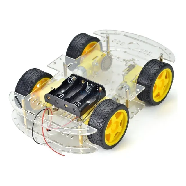 Chasis Robot 4 Ruedas 4x4 Auto Para Arduino, Raspberry, Pic
