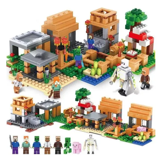 5 Minecraft 6 En 1 Muñeca De 00lego Garden City