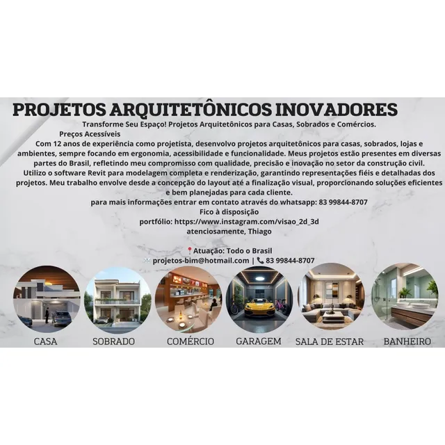Transforme Seu Espaço! Projetos Arquitetônicos Para Casas, S