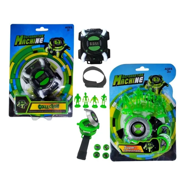 2 Relógios Ben 10 Ominitrix / Lançador Disco / Luz E Som