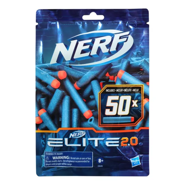 Nerf Elite 2.0 Repuesto 50 Dardos Originales