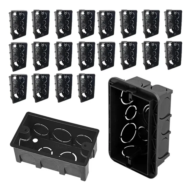 Kit 20 Caixa De Luz 4x2 Reforçada Embutir Interruptor Tomada
