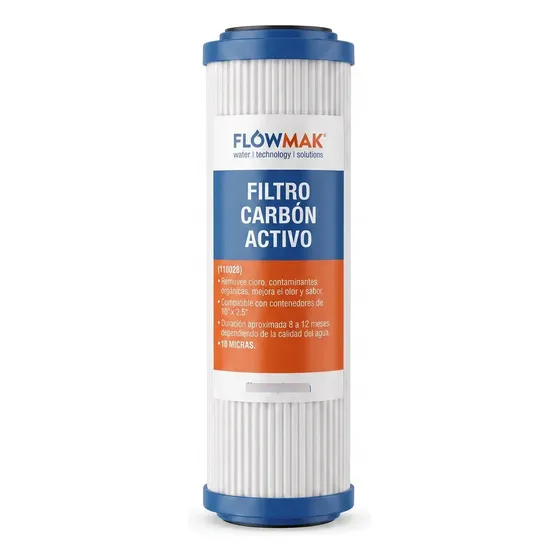Filtro Carbon Activado Gac 10 X2,5 Flowmak