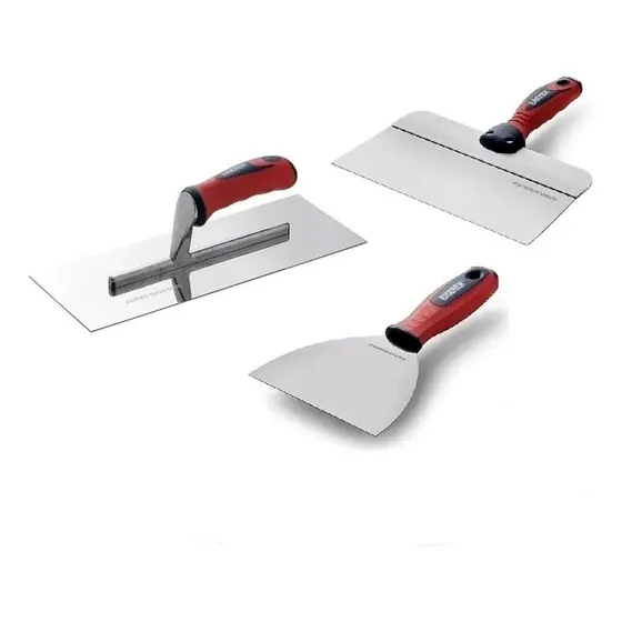 Kit Durlock Herramientas Bremen 3pz Espatulas Llana Yesero