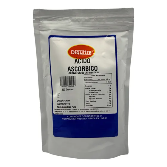 Acido Ascorbico (vitamina C) Granel 500 Gr