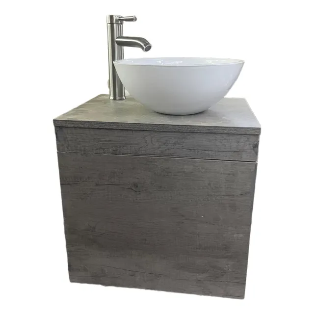 Kit De Baño Gabinete Mueble Complet +monomando+ovalin Lavabo