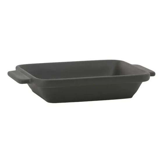 Bandeja Rectangular Color Negro Mate 7 Onza Caja 12 Arañazo