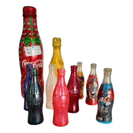Mini Garrafas Coca Cola Colecionáveis Antiga Lote 10un  13
