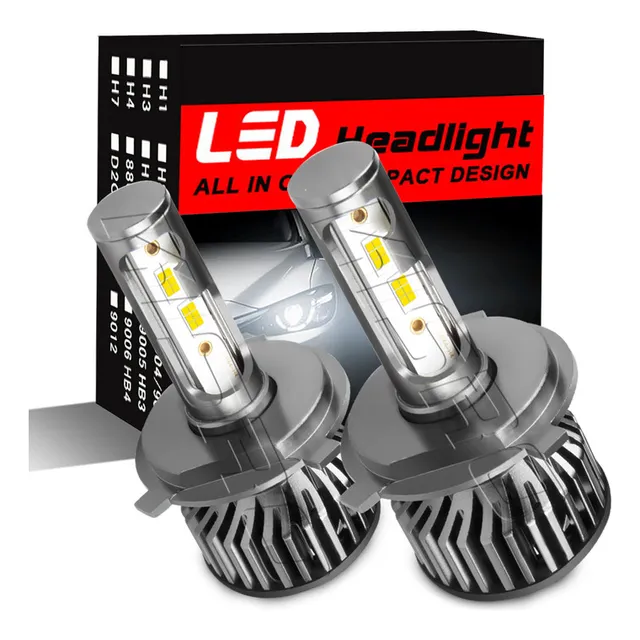H4 Blanco 60000lm Kit Faros Led Luz Alta Y Baja Para Dodge