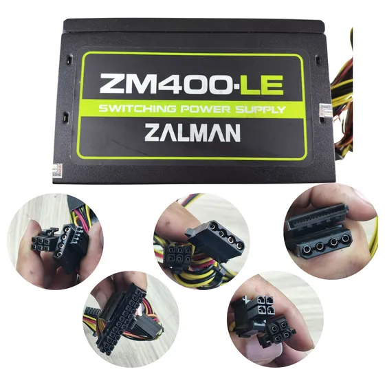 Fonte Zalman Zm400-le 400w Reais Atx 12v Bivolt