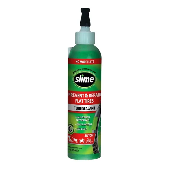 Sellador Slime Llantas Para Camara 8 Oz Para Bicicletas Motos MTB ATV Auto