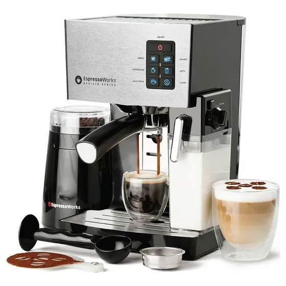 Maquina Expreso Cafe Leche Capuchino 10 Pieza Todo Uno Grano