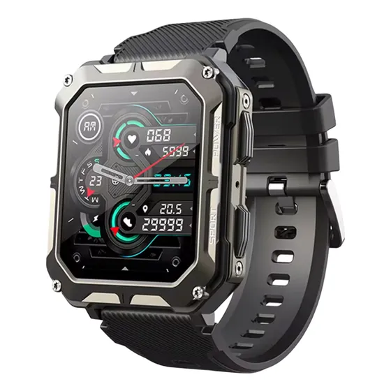 Smartwatch C20 Pro Estilo Militar Para Hombre Ip68 Bluetooth