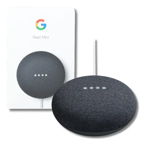 Google Home Nest Mini com assistente virtual Google Assistant