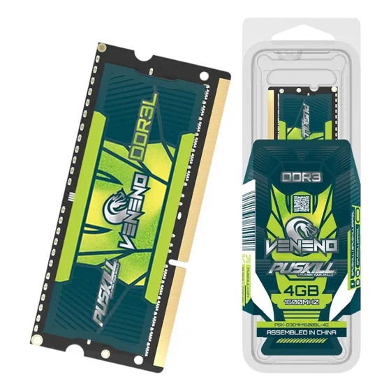 Memoria Ram Para Lapto Puskill 4gb   Ddr3 1600mhz 