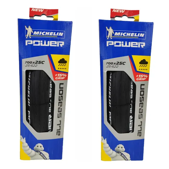 Par De Pneu Road Michelin Power All Season 700x25c 3x60 Tpi
