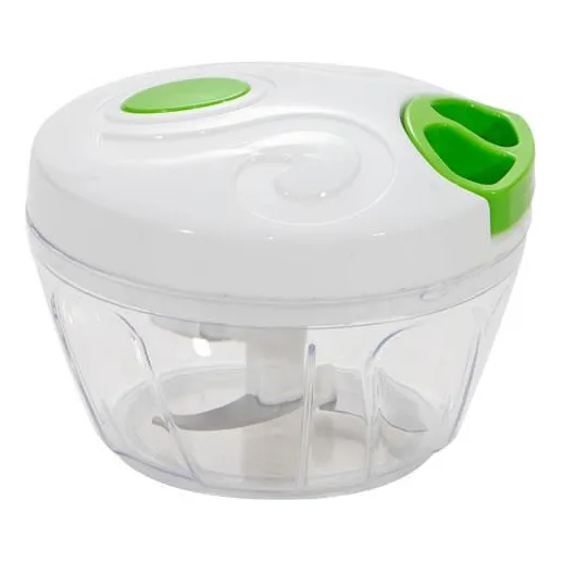 Mini Processador Manual Alimentos Triturador 3 Laminas