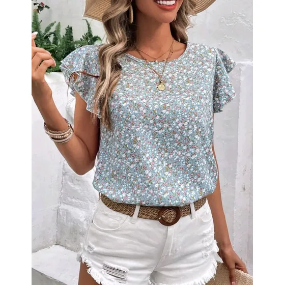 Blusa Dama Talla L Nueva Moda Shein Oferta !!!