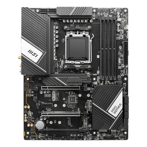 Motherboard Msi Pro X670-p Wifi Am5 Ryzen 7000 Ddr5 Color Negro