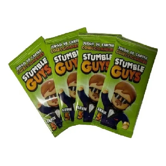 10 Sobres De Cartas Stumble Guys - Serie 5. Rey