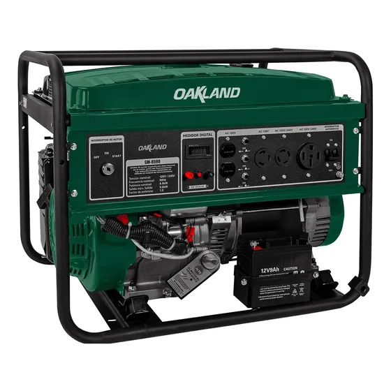 Generador Portatil 8500w 127v/240v/60hz 12hp Oakland Gm-8590