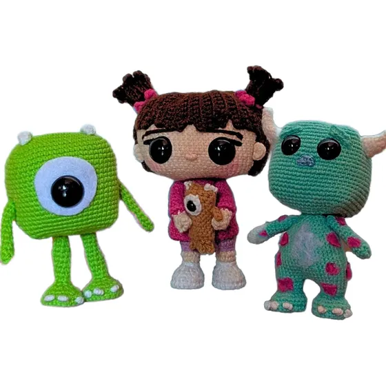 Monster Inc, Boo, Mike Y Sully
