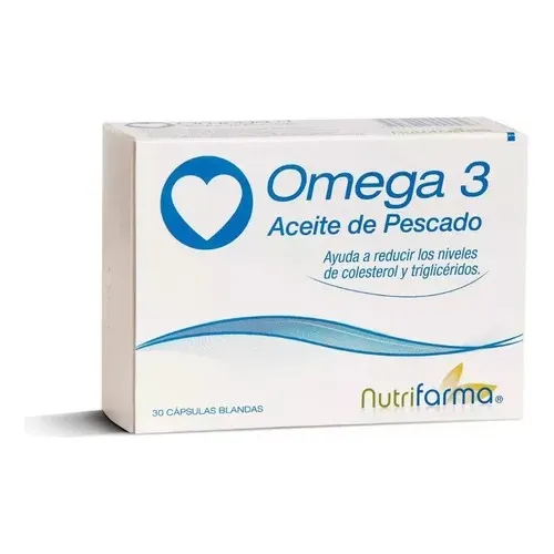 Sumplemento Nutrifarma Omega 3 Aceite De Pescado X 30 