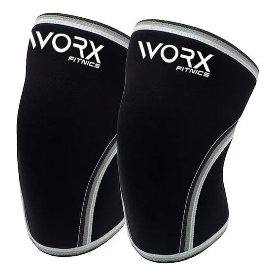 Rodillera Deportiva Worx Gym Compresion Ortopedica Neopreno Color Negro Talla M