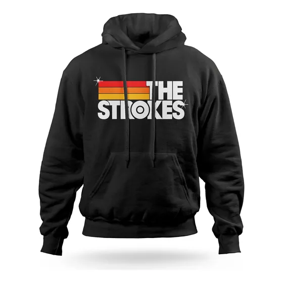 Polera Con Capucha Motivo The Strokes 00015