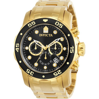 Relógio Invicta Pro Diver 0072 Dourado Masculino 18k Quartz Relógio Invicta Pro Diver 0072 Dourado Masculino 18k Quartz